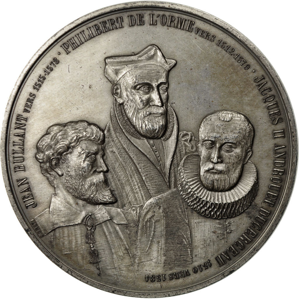 France, Medal, Histoire, Pavillon de Bullant, 1972, Bret, AU(55-58), Silver