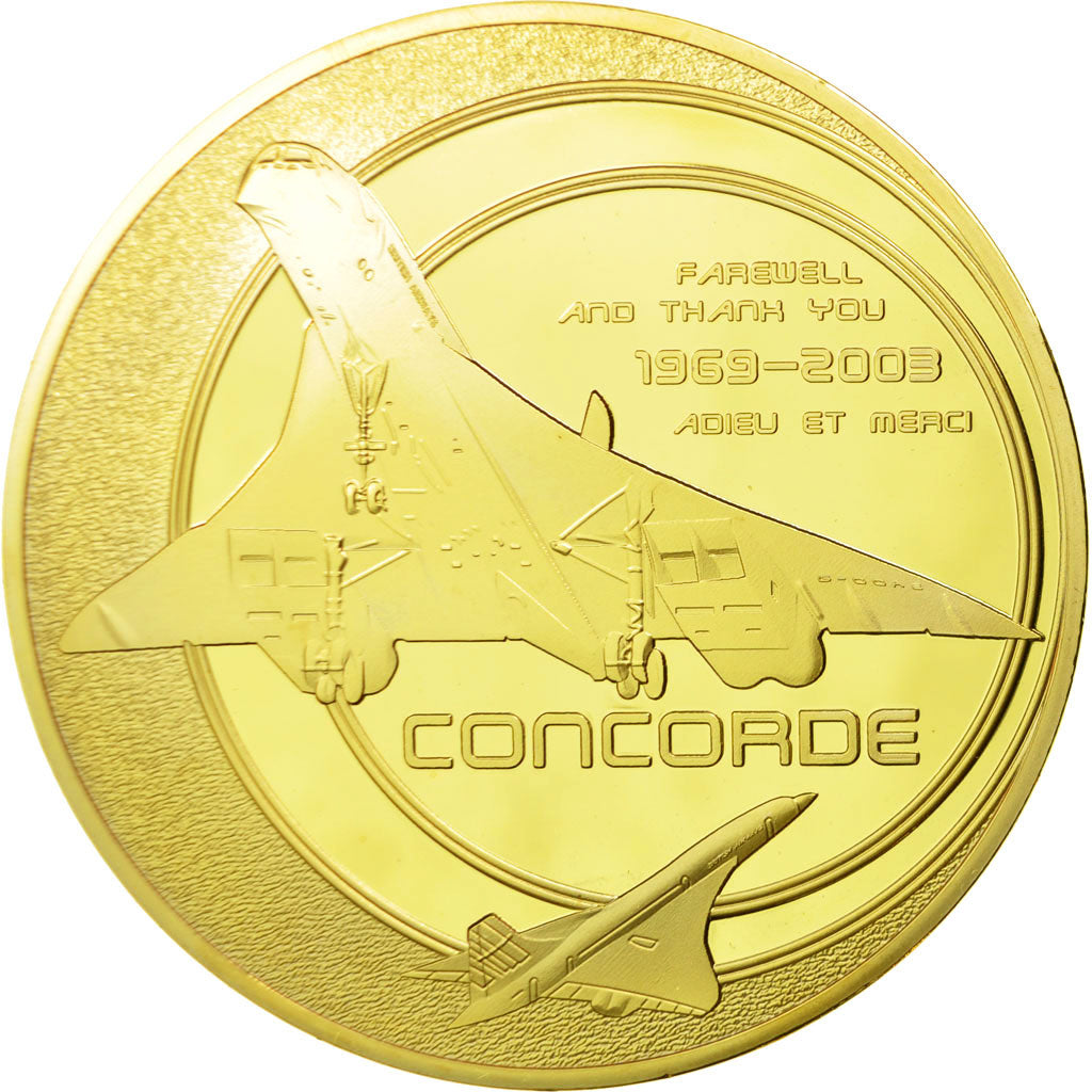 France, Médaille, Adieu au Concorde, Dernier Vol New-York/Londres, 2013, FDC