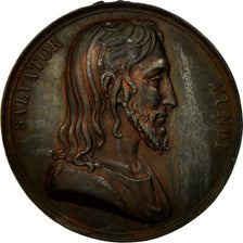 France, Medal, Salvator mundi, Mater Christi, Aubessus, VF(30-35), Bronze