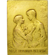 France, Medal, Concours Littéraire des Rosati, 1901, Alloy, AU(50-53), Gilt