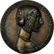 Italië, Medaille, Giovanna Degli Albizzi, Florence, Fiorentino, PR+, Bronze