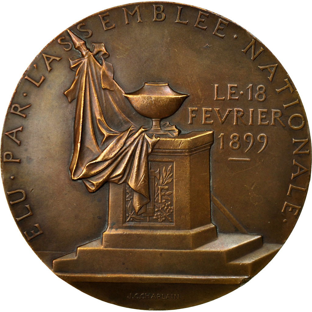 Frankreich, Medaille, Emile Loubet, Président de la République Française
