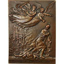France, Medal, Reims, Bombardement et incendie de la Cathédrale, 1917
