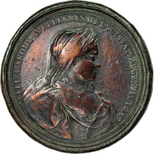 Francia, medaglia, Elisabeth-Charlotte Régente de Lorraine, 1729, MB, Rame