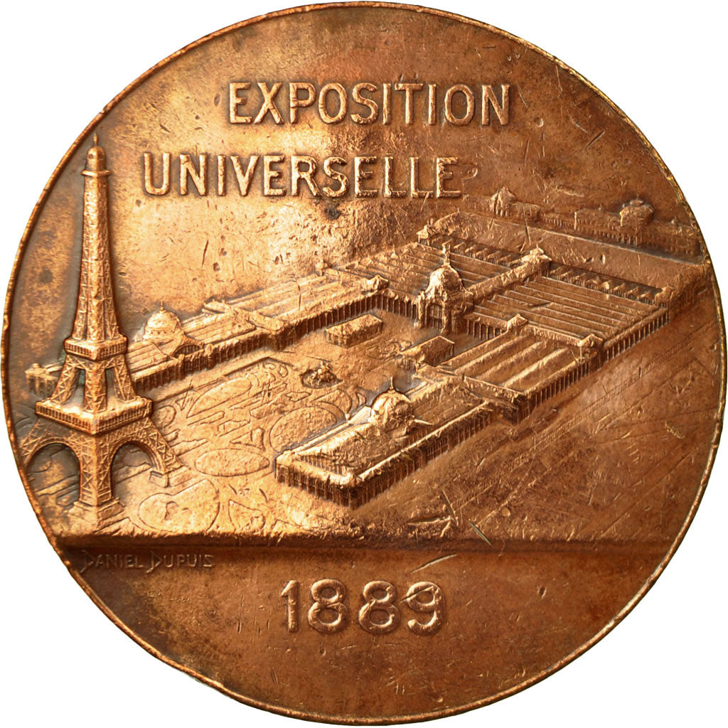 France, Médaille, Exposition universelle de Paris, 1889, Dupuis.D, TTB+, Cuivre