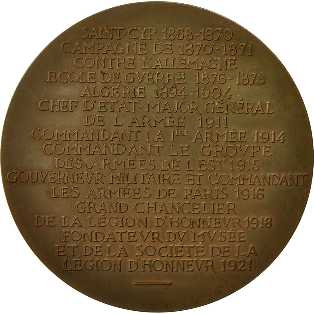 Algeria, Médaille, Général Dubail, Grand Chancelier de la Légion d'Honneur