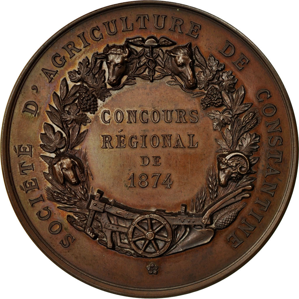 Algeria, Medal, Société d'Agriculture de Constantine, Concours Régional