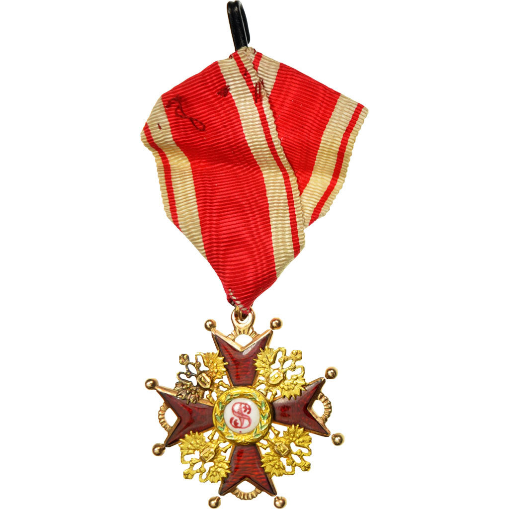 Russia, Ordre de Saint Stanislas, Nicolas II, Medal, Excellent Quality, Gold, 42