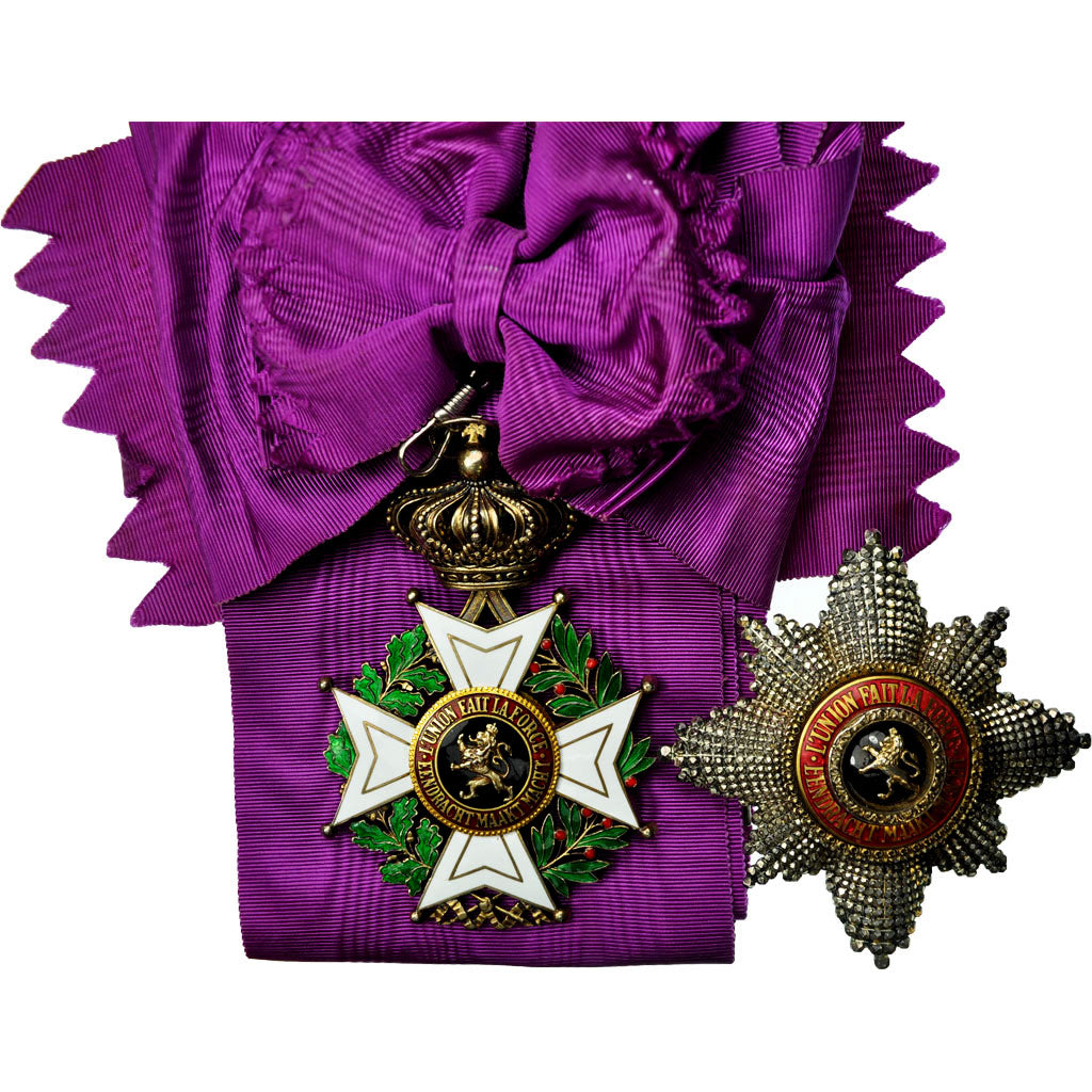 Belgium, Grand Cordon de l'Ordre de Léopold Ier, Medal, Excellent Quality