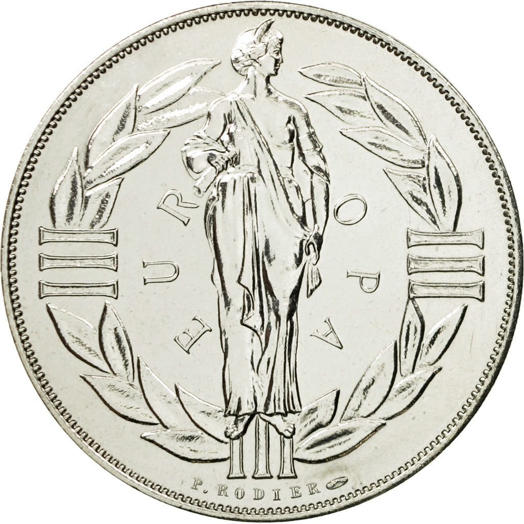France, Medal, Ecu Europa, 1979, Rodier, MS(65-70), Copper-nickel