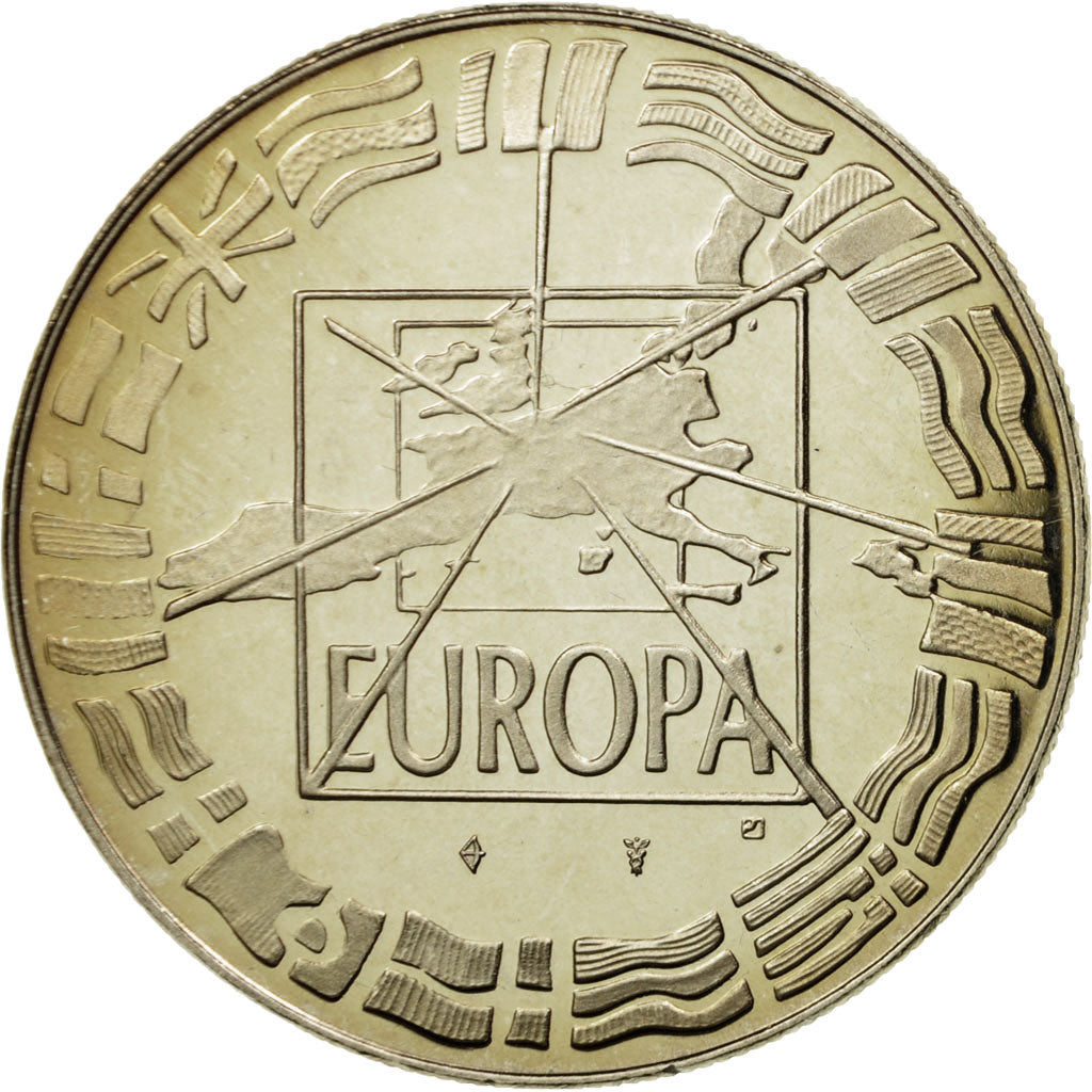 France, Medal, Ecu Europa, 1998, Jimenez, MS(65-70), Copper-nickel
