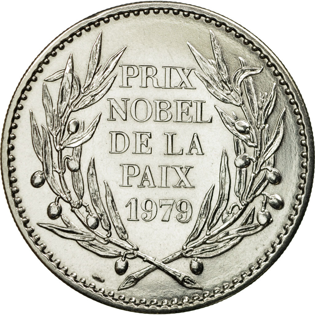 France, Medal, Mère Thérésa, Prix Nobel de la Paix 1979, MS(65-70)