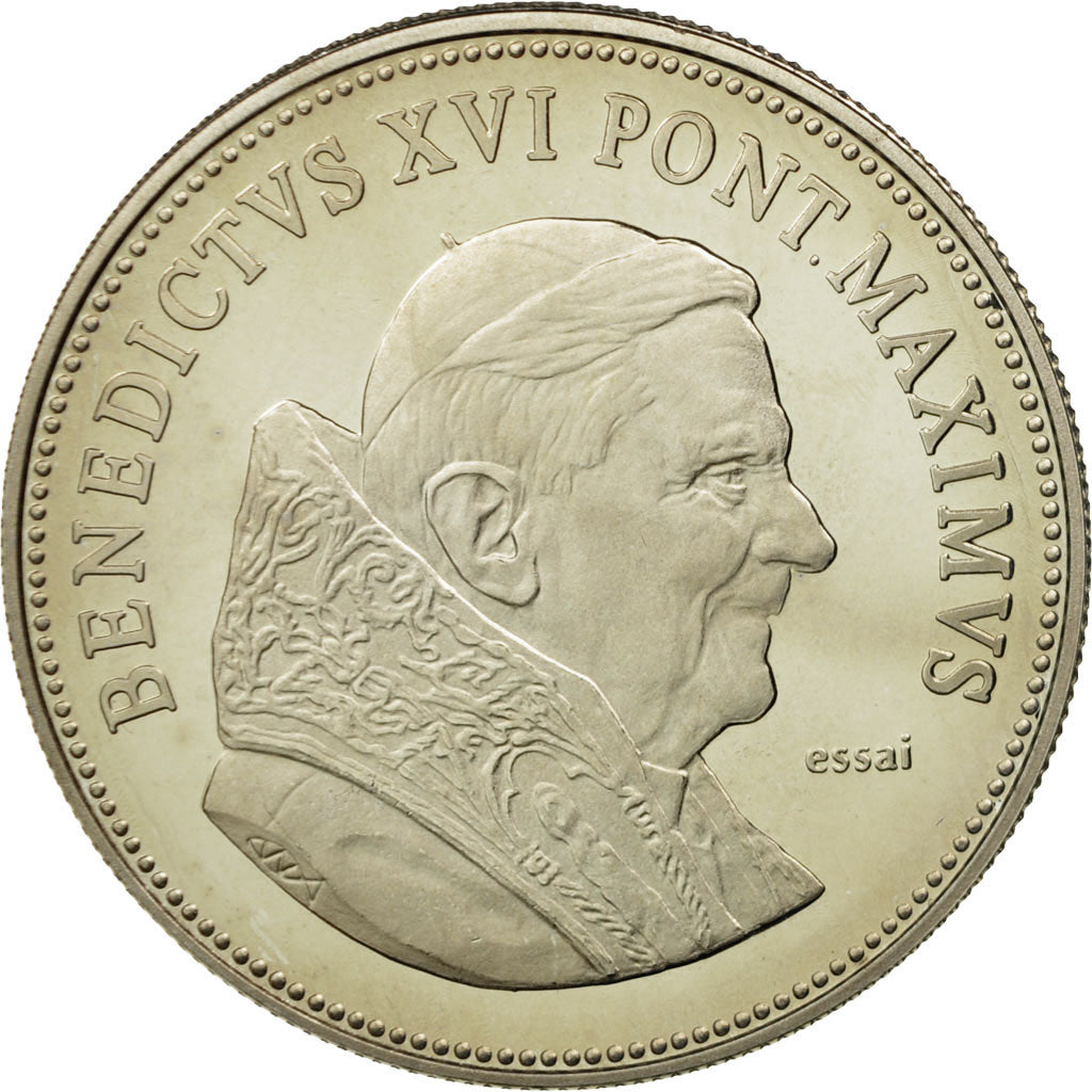 Vatican, Médaille, Première Visite du Pape Benoit XVI en France, Lourdes