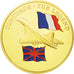 France, Medal, Concorde, La Légende, MS(65-70), Copper Gilt