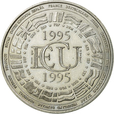 France, Medal, Ecu Europa, 1995, Jimenez, MS(64), Silvered bronze