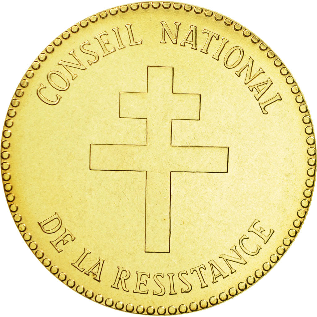 Francia, medalla, 1939-1945, Conseil National de la Résistance, Jean Moulin