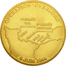 France, Medal, Opération Overlord, 50ème Anniversaire du Débarquement, 1994