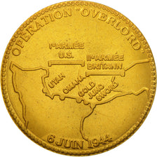 France, Medal, Opération Overlord, 50ème Anniversaire du Débarquement, 1994