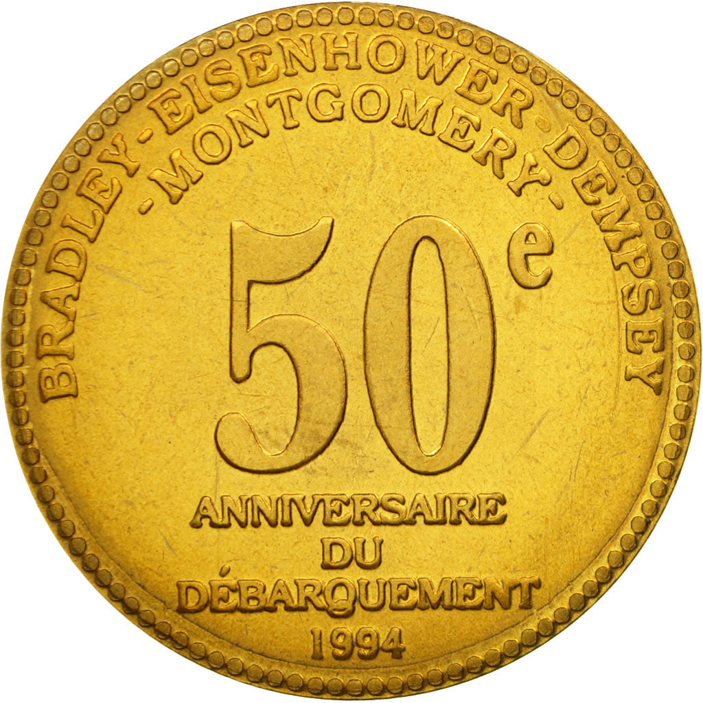 France, Medal, Opération Overlord, 50ème Anniversaire du Débarquement, 1994