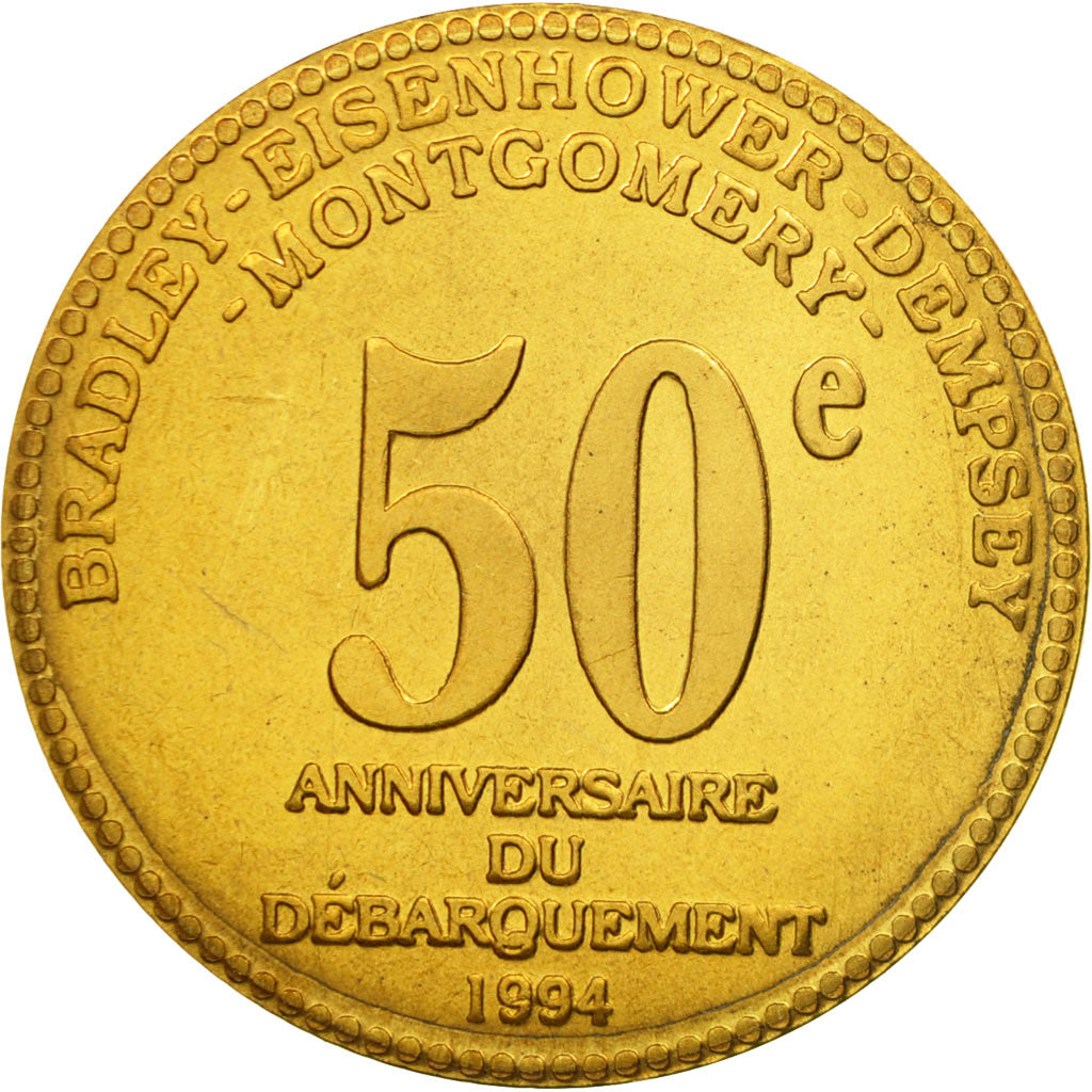 France, Medal, Opération Overlord, 50ème Anniversaire du Débarquement, 1994