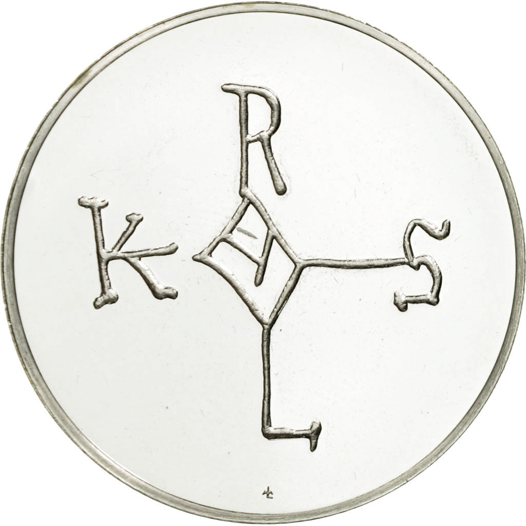 France, Medal, Les Rois de France, Charlemagne, MS(65-70), Silver