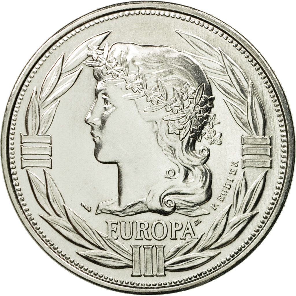 France, Médaille, Ecu Europa, Marianne, 1990, Rodier, FDC, Copper-nickel