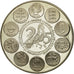 France, Medal, la Constitution Européenne, 2005, MS(65-70), Copper-nickel