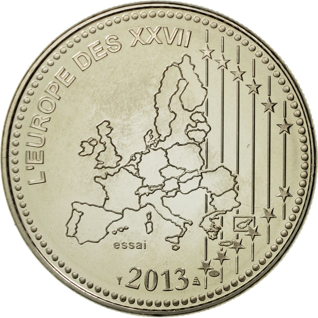 France, Médaille, L'Europe des XXVII, Veme République, 2013, FDC
