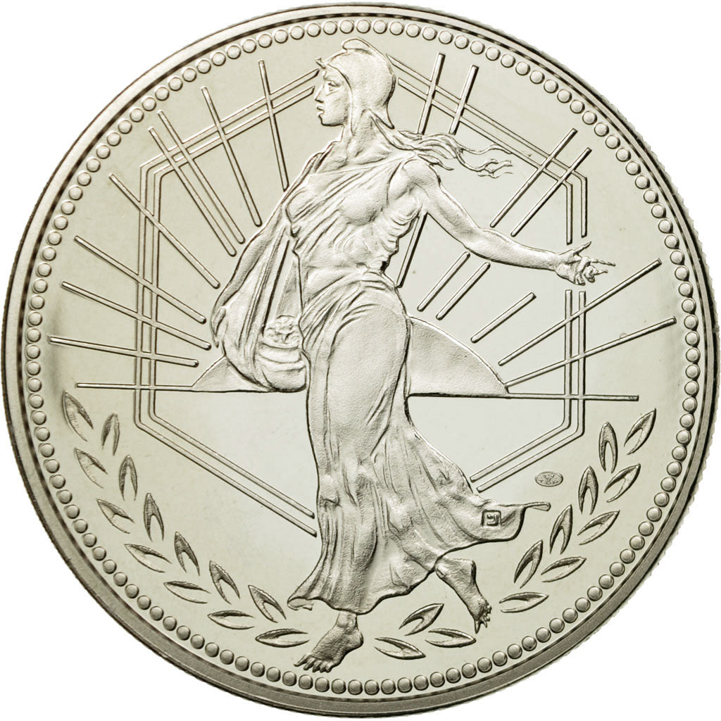 France, Medal, L'Europe, La Semeuse, 2001, MS(65-70), Copper-nickel