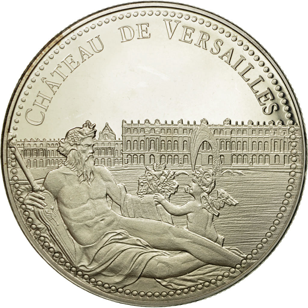 France, Medal, Le Château de Versailles, MS(65-70), Copper-nickel