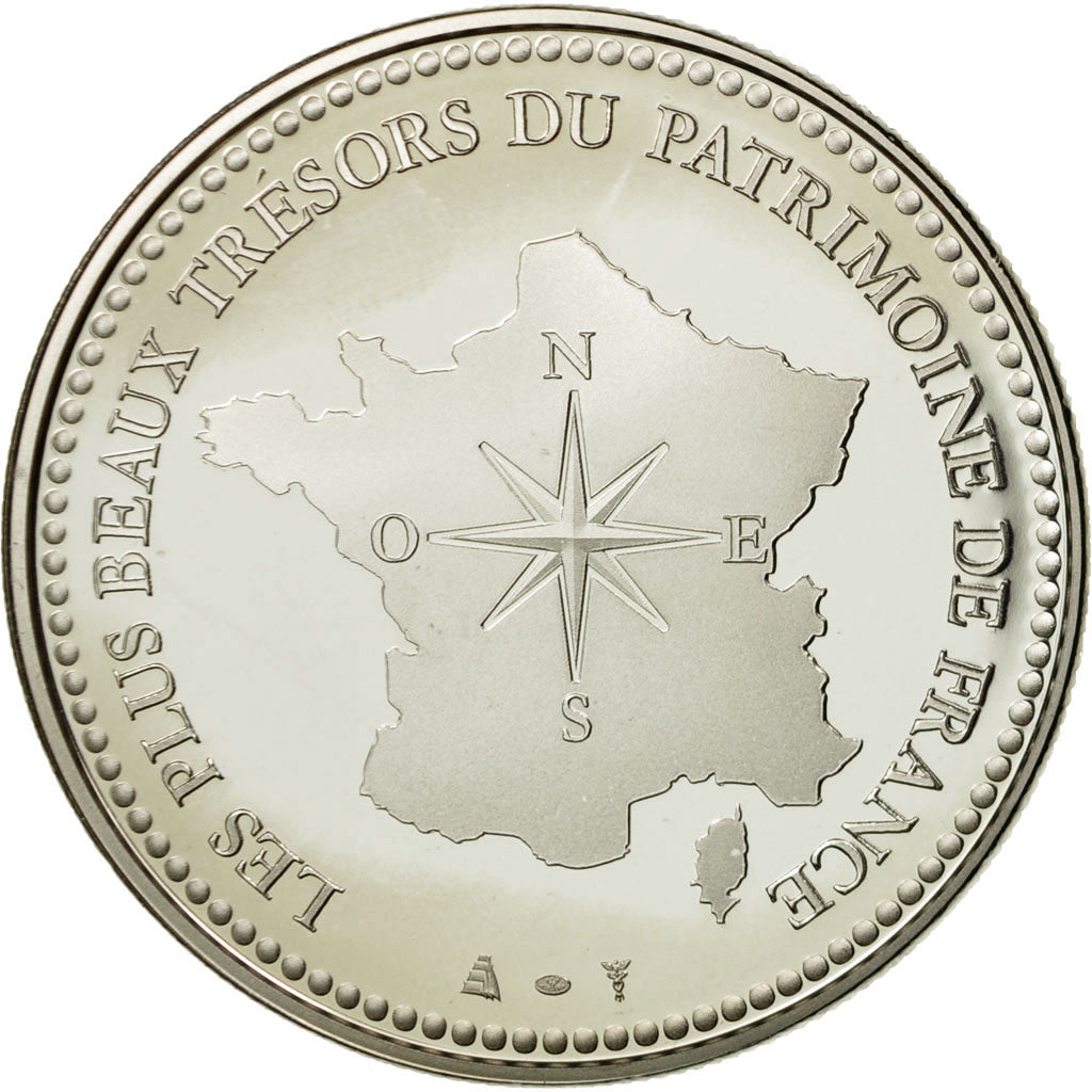 France, Médaille, Notre Dame de Lourdes, FDC, Copper-nickel