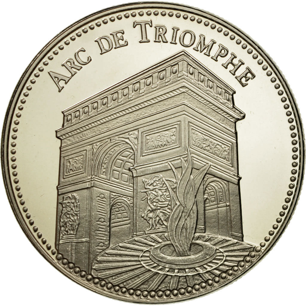 France, Medal, L'Arc de Triomphe, MS(65-70), Copper-nickel