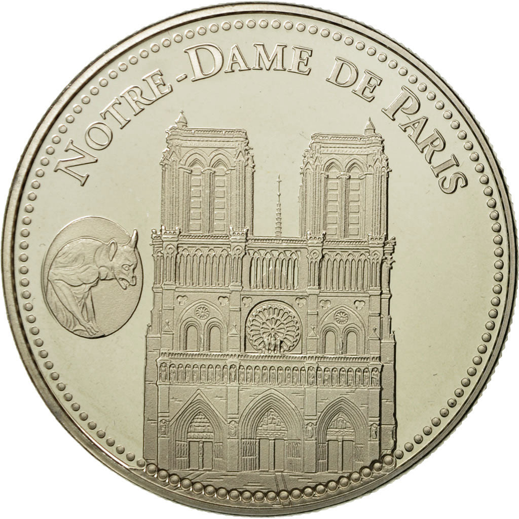 France, Medal, Notre Dame de paris, MS(65-70), Copper-nickel