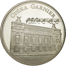 France, Medal, Monuments de Paris, L'Opéra Garnier, MS(65-70), Copper-nickel