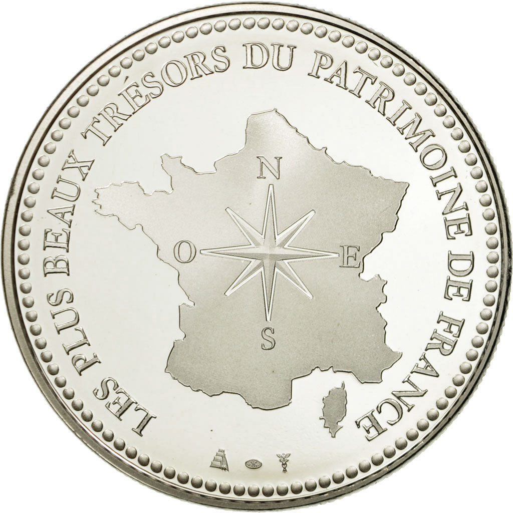 France, Medal, Monuments de Paris, L'Opéra Garnier, MS(65-70), Copper-nickel