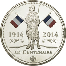 France, Medal, Première Guerre Mondiale, Le Centenaire, 2014, MS(65-70)