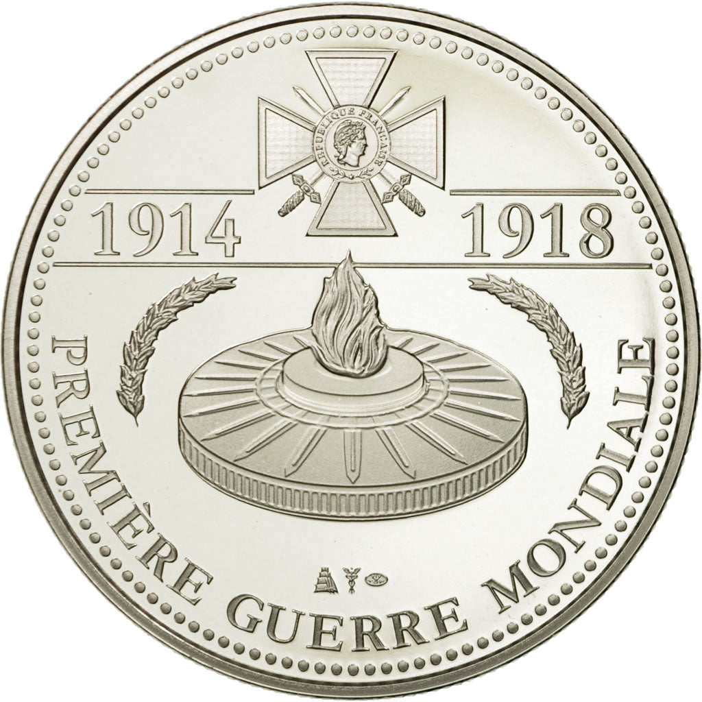 France, Medal, Première Guerre Mondiale, Le Centenaire, 2014, MS(65-70)