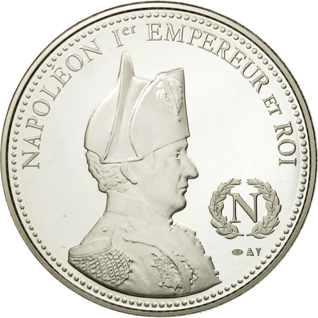 France, Medal, Napoléon, Bataille de Wagram, MS(65-70), Copper-nickel