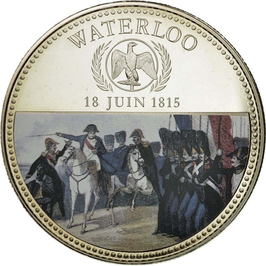 France, Medal, Napoléon Ier, Bataille de Waterloo (1815), MS(65-70)