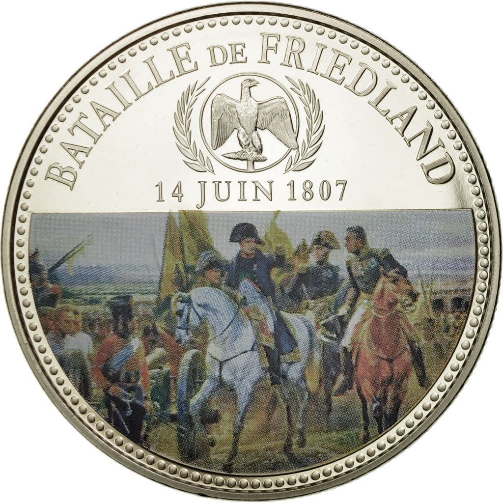 France, Médaille, Napoléon Ier, Bataille de Friedland (1807), FDC