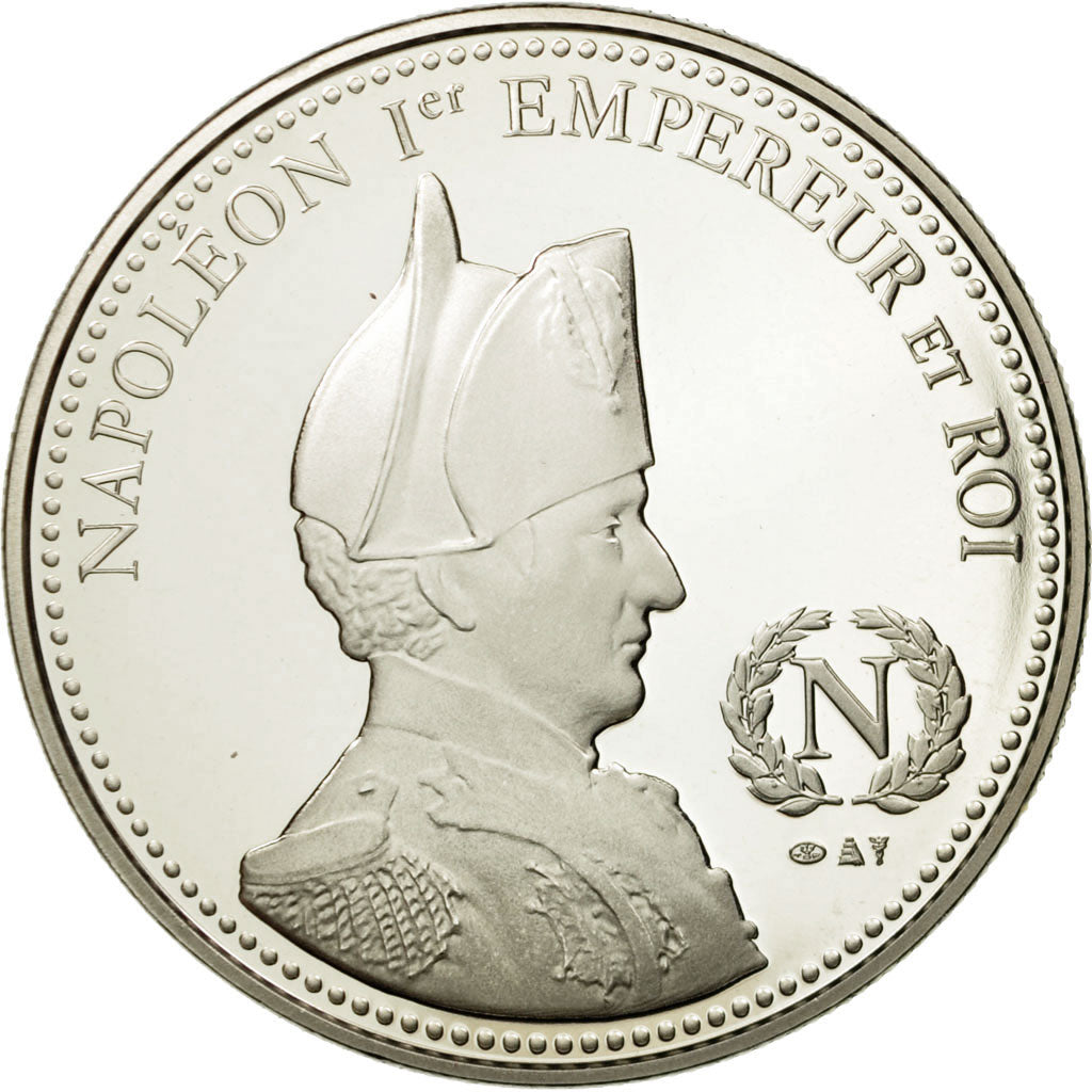Francia, medaglia, Napoléon Ier, Bataille d'Iéna (1806), FDC, Rame-nichel