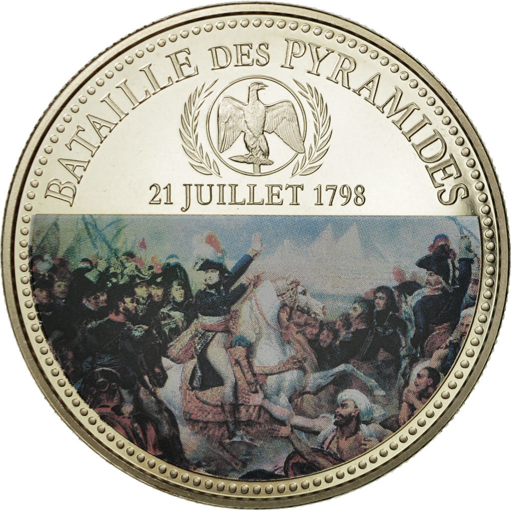 France, Medal, Napoléon Bonaparte, Bataille des Pyramides(1798), MS(65-70)