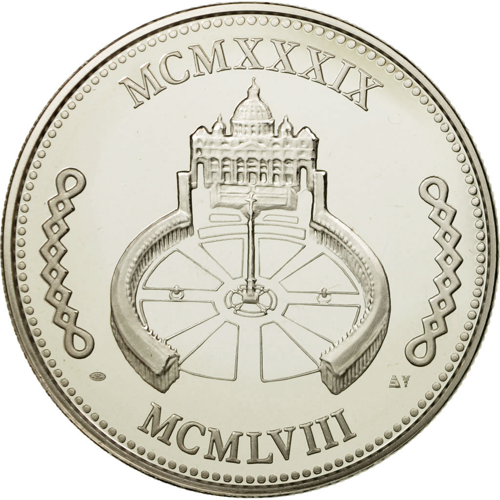 Vatican, Medal, Le Pape Pie XII, MS(65-70), Copper-nickel