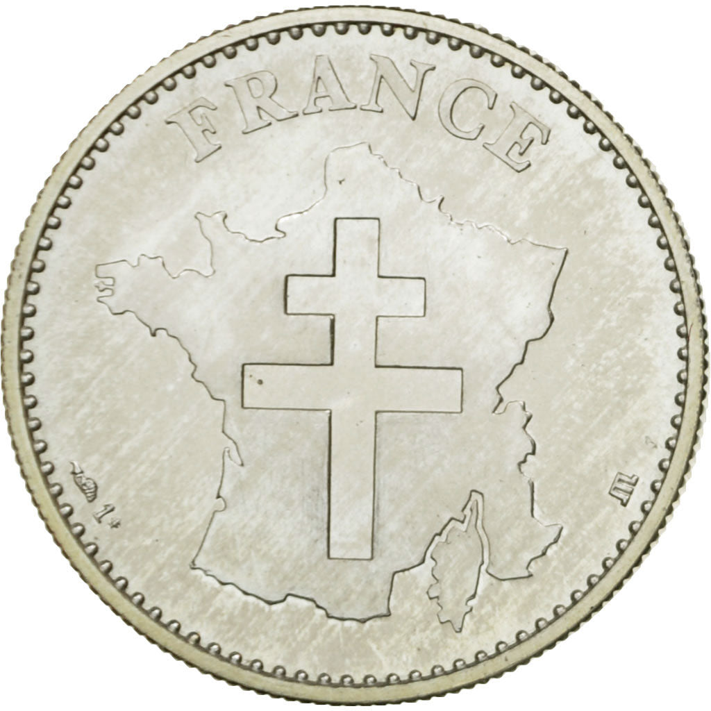 France, Medal, Général De Gaulle, 1982, Thiébaud, MS(65-70), Silver
