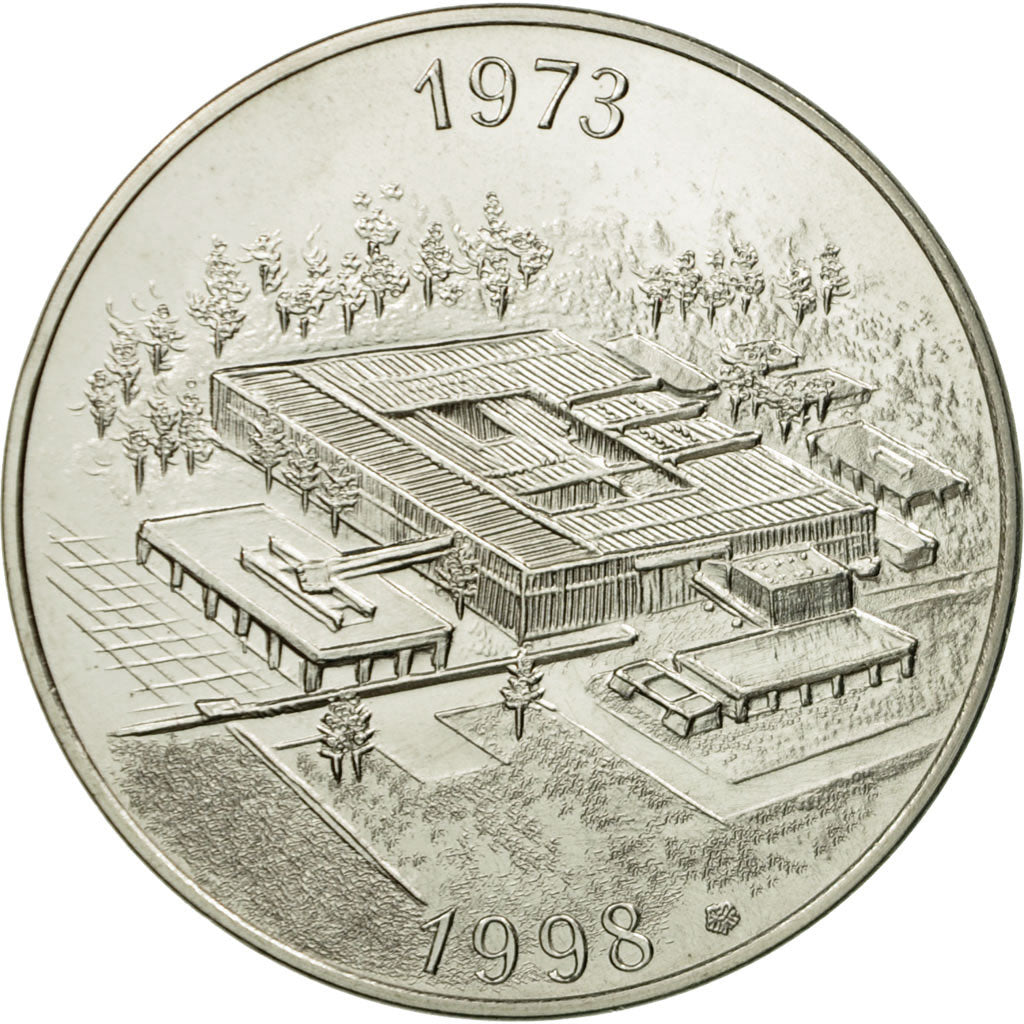 France, Médaille, 25 Ans de la FFAN, Pessac, 1998, FDC, Cuivre plaqué Argent