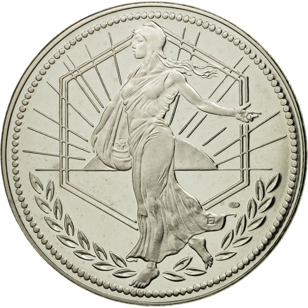 France, Medal, 50ème Anniversaire de la Vème République, 2008, MS(65-70)