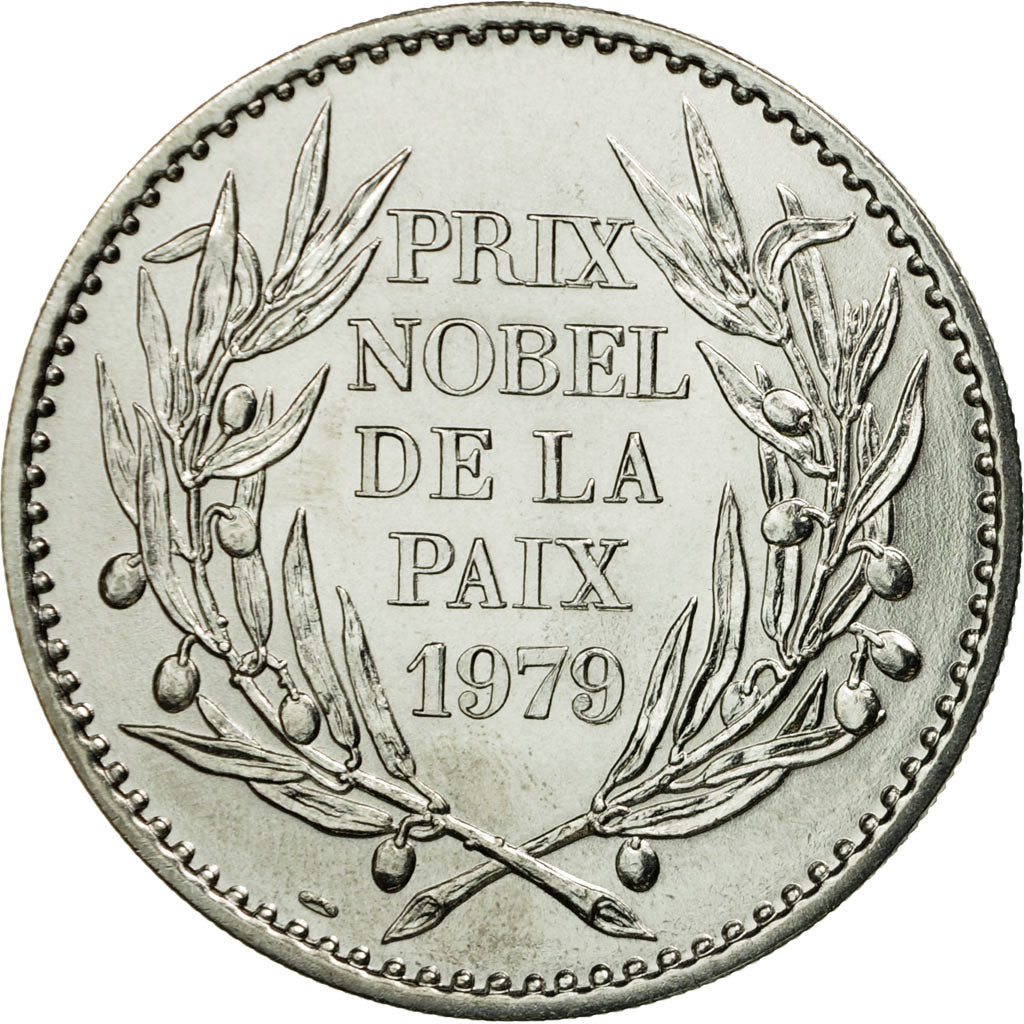 France, Medal, Mère Thérésa, Prix Nobel de la Paix 1979, MS(65-70)