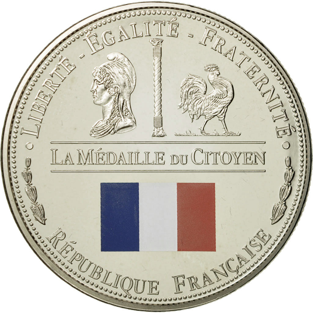 France, Médaille, La médaille du citoyen, FDC, Copper-nickel