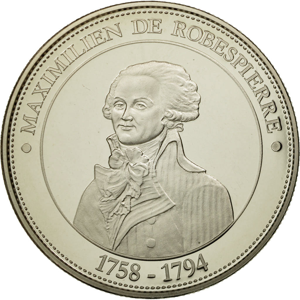 France, Medal, Révolution Française, Maximilien de Robespierre, MS(65-70)