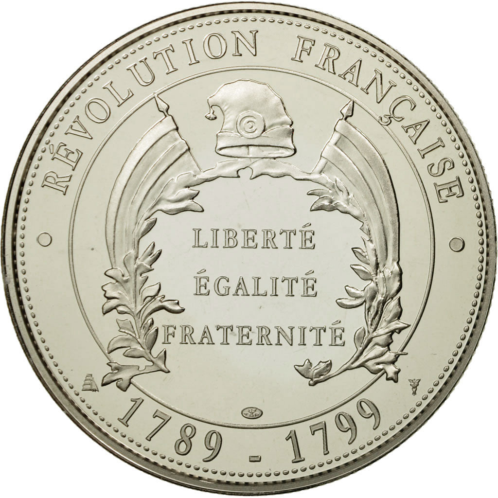 France, Medal, Révolution Française, Maximilien de Robespierre, MS(65-70)